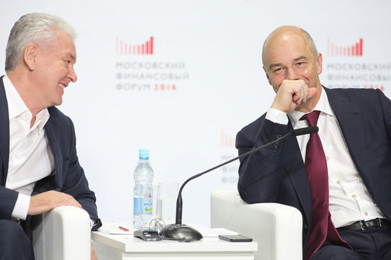 Мэр Москвы Сергей Собянин и первый вице-премьер – министр финансов Антон Силуанов