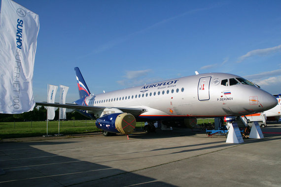 «Аэрофлот» эксплуатирует SSJ100 меньше всех российских регулярных авиакомпаний