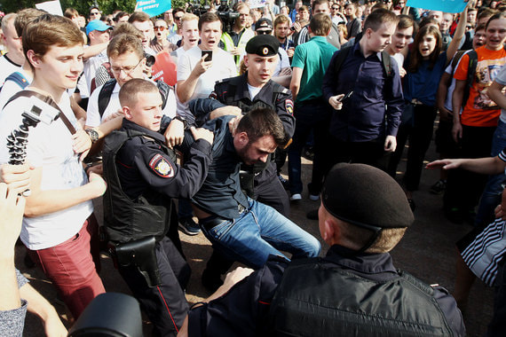 Выборы мэра Москвы прошли на фоне разгона сторонников Навального