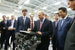 В церемонии открытия завода приняли участие президент Владимир Путин и премьер-министр Японии Синдзо Абэ