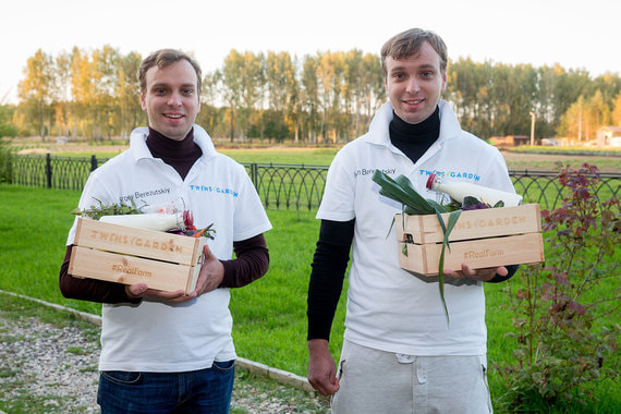 Братья Березуцкие на ферме Twins Farm