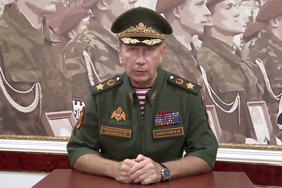 Директор Росгвардии Виктор Золотов записал видеообращение к оппозиционеру Алексею Навальному