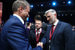 Президент Сбербанка Герман Греф и министр транспорта Евгений Дитрих (слева направо)