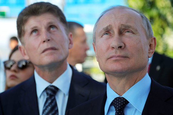 Путин уволил губернатора Приморья после скандала на выборах