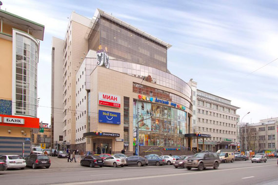 Площадь офисно-торгового центра на ул. Красная Пресня 15 400 кв. м
