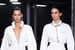 Модели Белла Хадид и Кендалл Дженнер на показе Off White