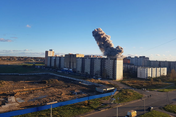Взрыв на заводе пиротехники в Ленинградской области