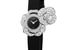 Циферблат Bouton de Camélia, Chanel скрыт под бриллиантовой камелией - любимым цветком Коко Шанель. Часы украшены 86 бриллиантами, их стоимость - 46050 франков