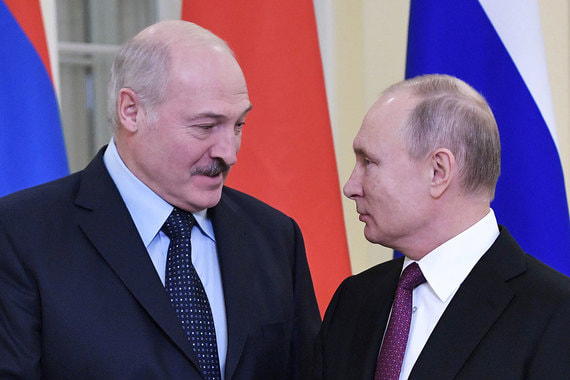 Лукашенко (на фото – слева) обратил внимание Путина на проблему протекционизма в ЕАЭС