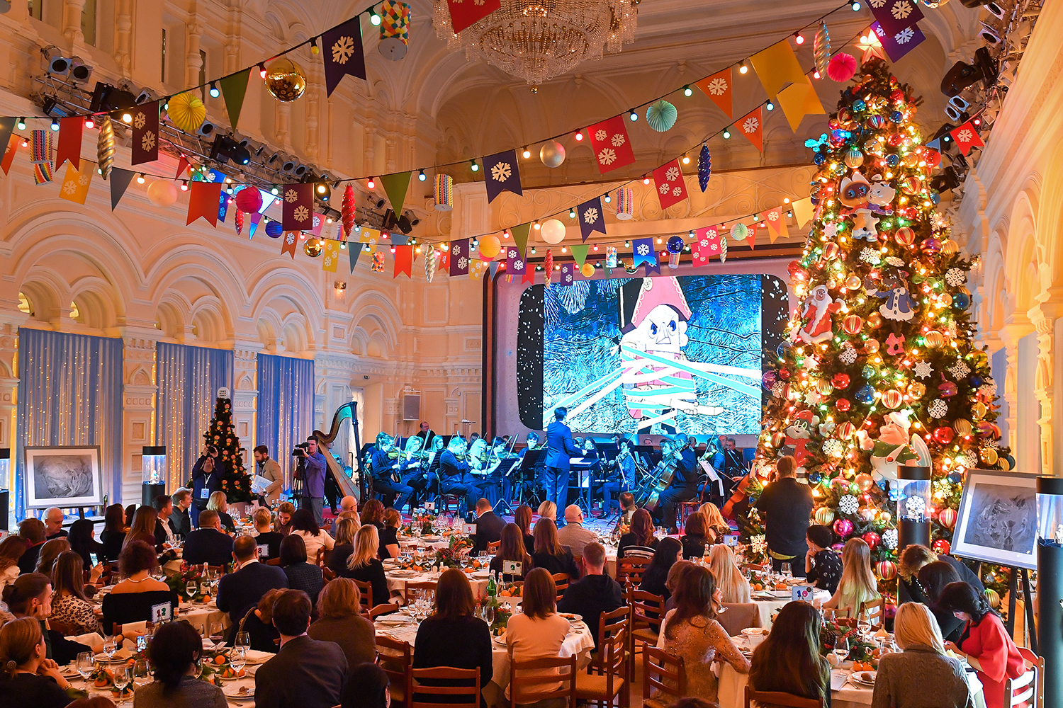 Гости вечера увидели отреставрированный  мультфильм «Щелкунчик» режиссера  Бориса Степанцева