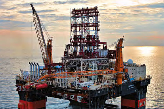 Для бурения скважины на черноморском шельфе у Saipem зафрахтована платформа Scarabeo-9