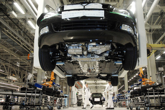 В 2017 г. группа Volkswagen произвела в России 167 500 автомобилей, из них 118 500 - на своем заводе в Калуге