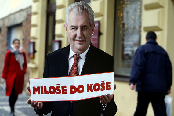 Президент Чехии Милош Земан переизбран на новый срок