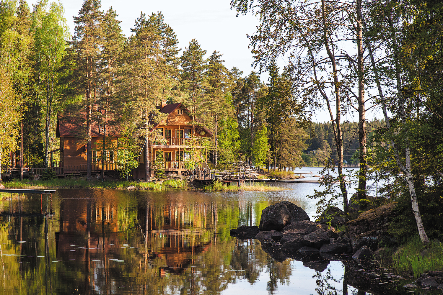 «Илоранта» (так называется база отдыха) в переводе с финского означает «берег радости»