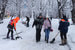 Снегопад в Москве