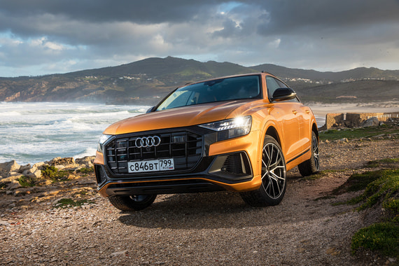 Audi Q8 оказалась в крайних точках двух классов – кроссоверов и купе, поэтому логично было тестировать в крайней западной точке Европы – Кабо де Рока