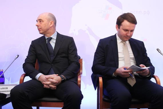 Министр финансов Антон Силуанов и министр экономического развития Максим Орешкин