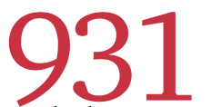 931 млн руб.