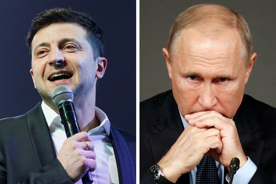 Владимир Зеленский, Владимир Путин