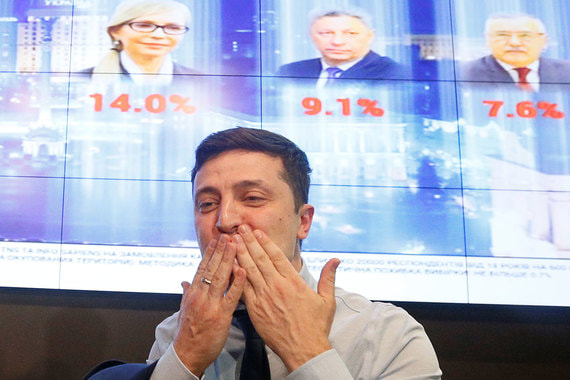 В Европе с беспокойством восприняли новость о победе Владимира Зеленского в первом туре украинских выборов