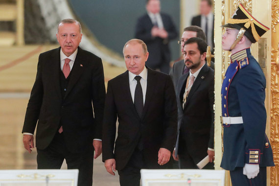 В Кремле завершилась встреча Владимира Путина и Реджепа Тайипа Эрдогана с бизнесом