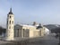 Вид из номера Grand Hotel Kempinski Vilnius на Кафедральный собор и Замковую гору