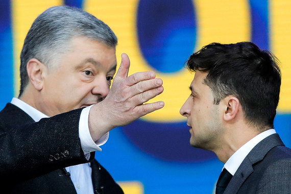 «Вы главный проводник олигархов». Что сказали Зеленский и Порошенко на дебатах