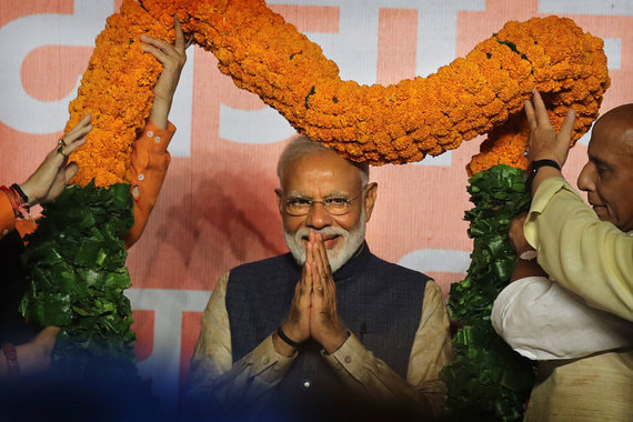 Правящая в Индии Bharatiya Janata Party (БДП) премьер-министра Нарендры Моди уверенно победила на выборах