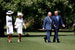 Меланья Трамп, как и герцогиня Корнуольская, выбрали наряды в светлых тонах