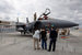 На авиасалоне также был представлен американский всепогодный истребитель четвертого поколения McDonnell Douglas F-15 Eagle
