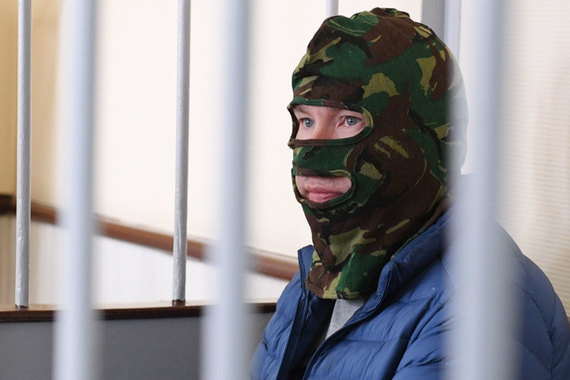 Александр Воробьев, подозреваемый в государственной измене, в Лефортовском суде