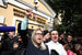 Колонну возглавила Соболь. Она призвала своих сторонников не расходиться до тех пор, пока ее не зарегистрируют