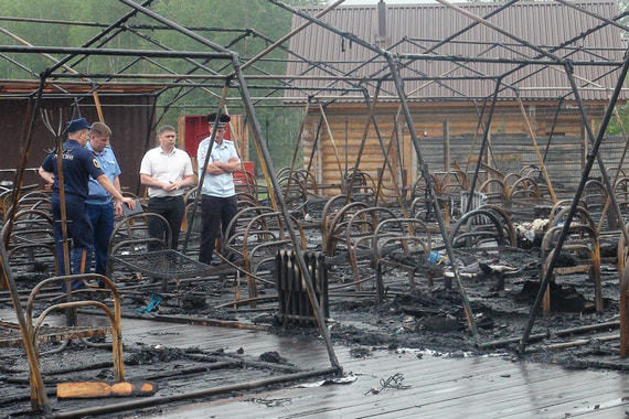 В пожаре в детском лагере в Хабаровском крае погибло четверо детей