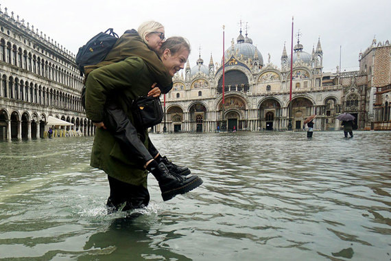 Феномен высокой воды: подтоплен исторический центр Венеции
