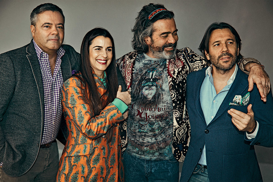 Дети основателя Etro Джероламо Этро: Джакопо, Вероника, Кин и Ипполито