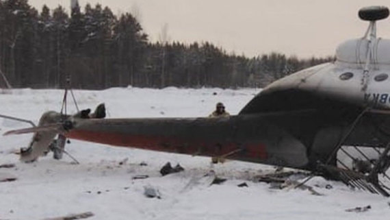 Вертолет Ми-8 опрокинулся при жесткой посадке в Красноярском крае