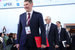 Губернатор Пермского края Максим Решетников и президент Российского союза промышленников и предпринимателей (РСПП) Александр Шохин (слева направо) на панельной дискуссии