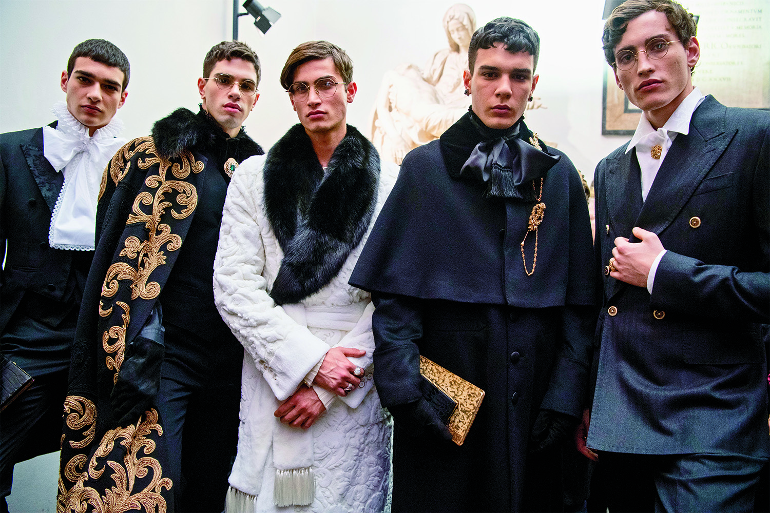 Образы из мужской коллекции Alta Sartoria, Dolce & Gabbana, осень-зима 2020/21