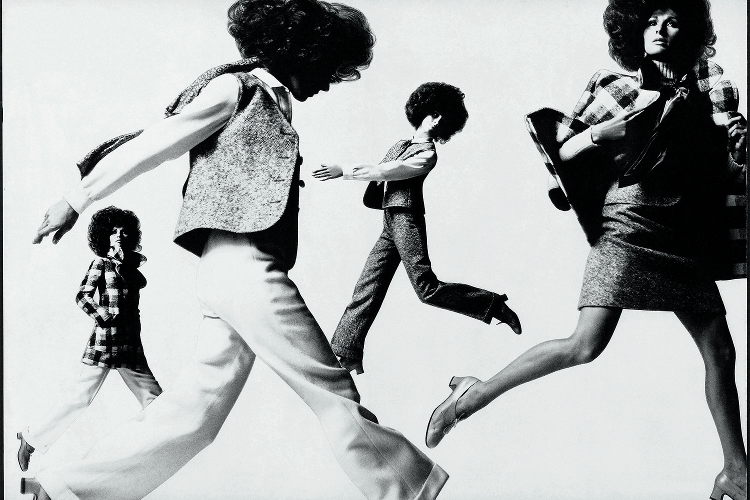 Съемка первой коллекции Sportmax для итальянского журнала Vogue, 1969 года