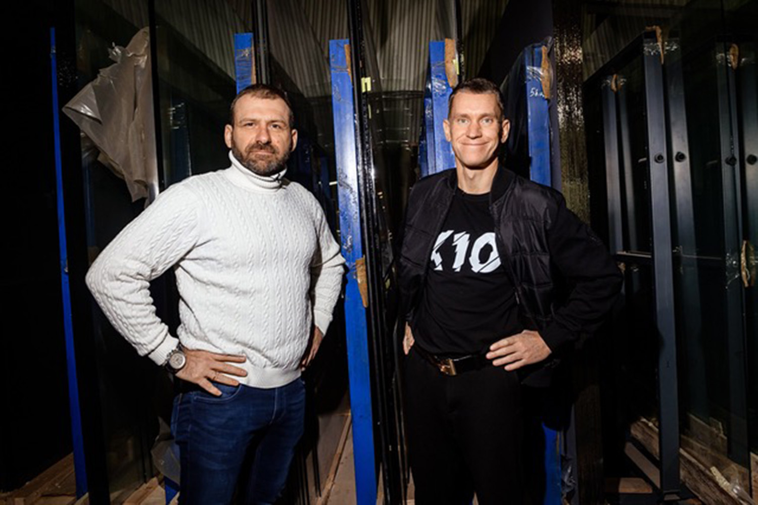 Бизнесмен Игорь Рыбаков и художник Алексей Сергиенко