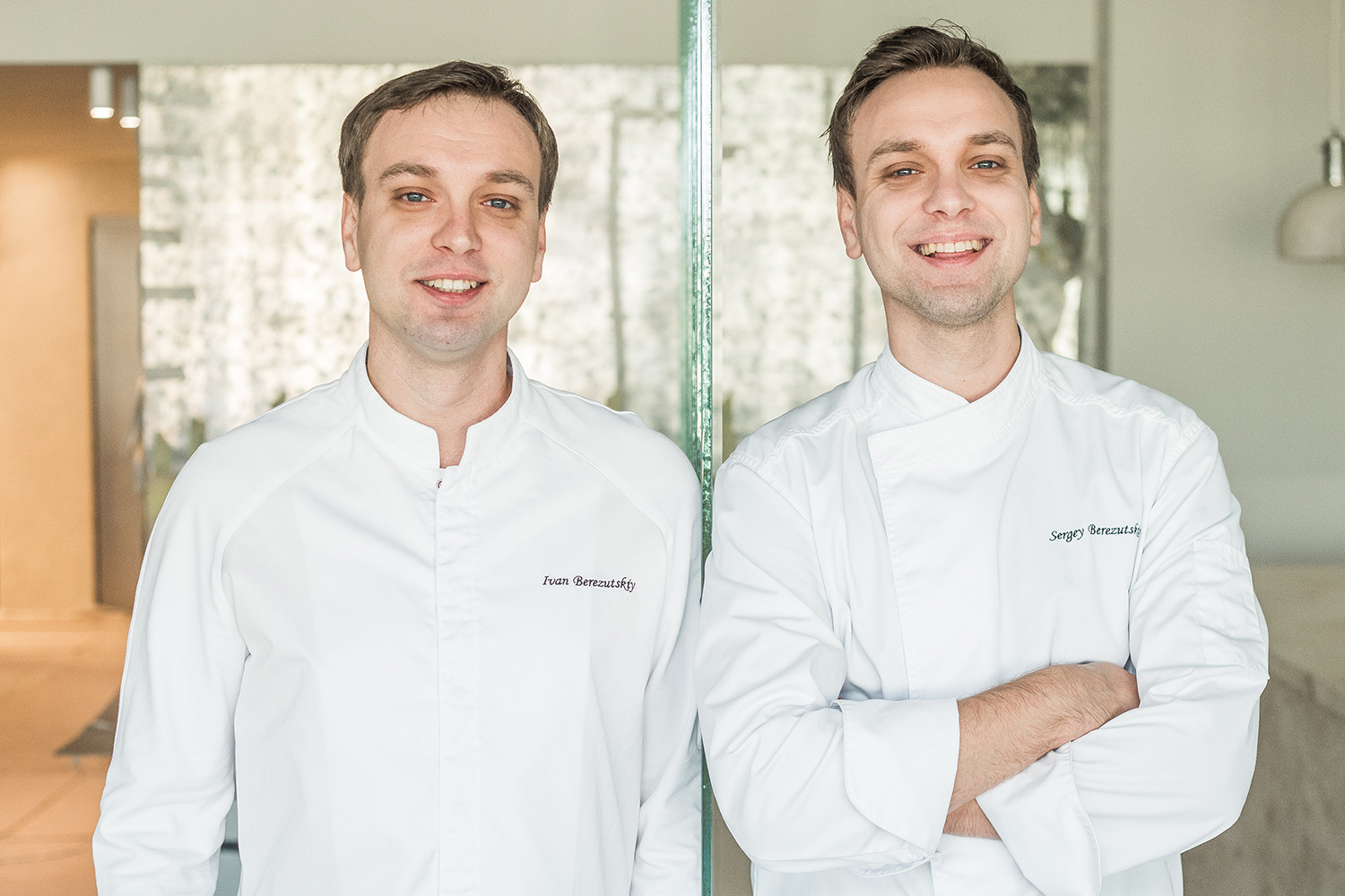 Братья-близнецы Иван и Сергей Березуцкие 