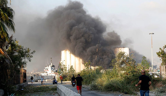 В Бейруте взорвалась аммиачная селитра с российского судна