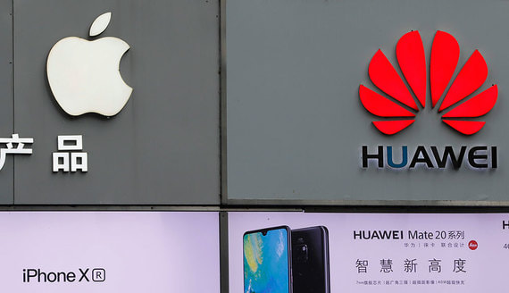 Apple уступила первое место на рынке смартфонов в Китае