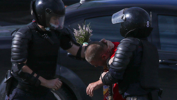 Третий день протестов в Белоруссии. Фотографии