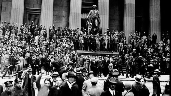 Начало Великой депрессии в США. Фотогалерея