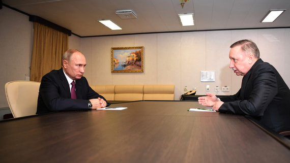 Беглов на встрече с Путиным оценил ситуацию с коронавирусом в Петербурге