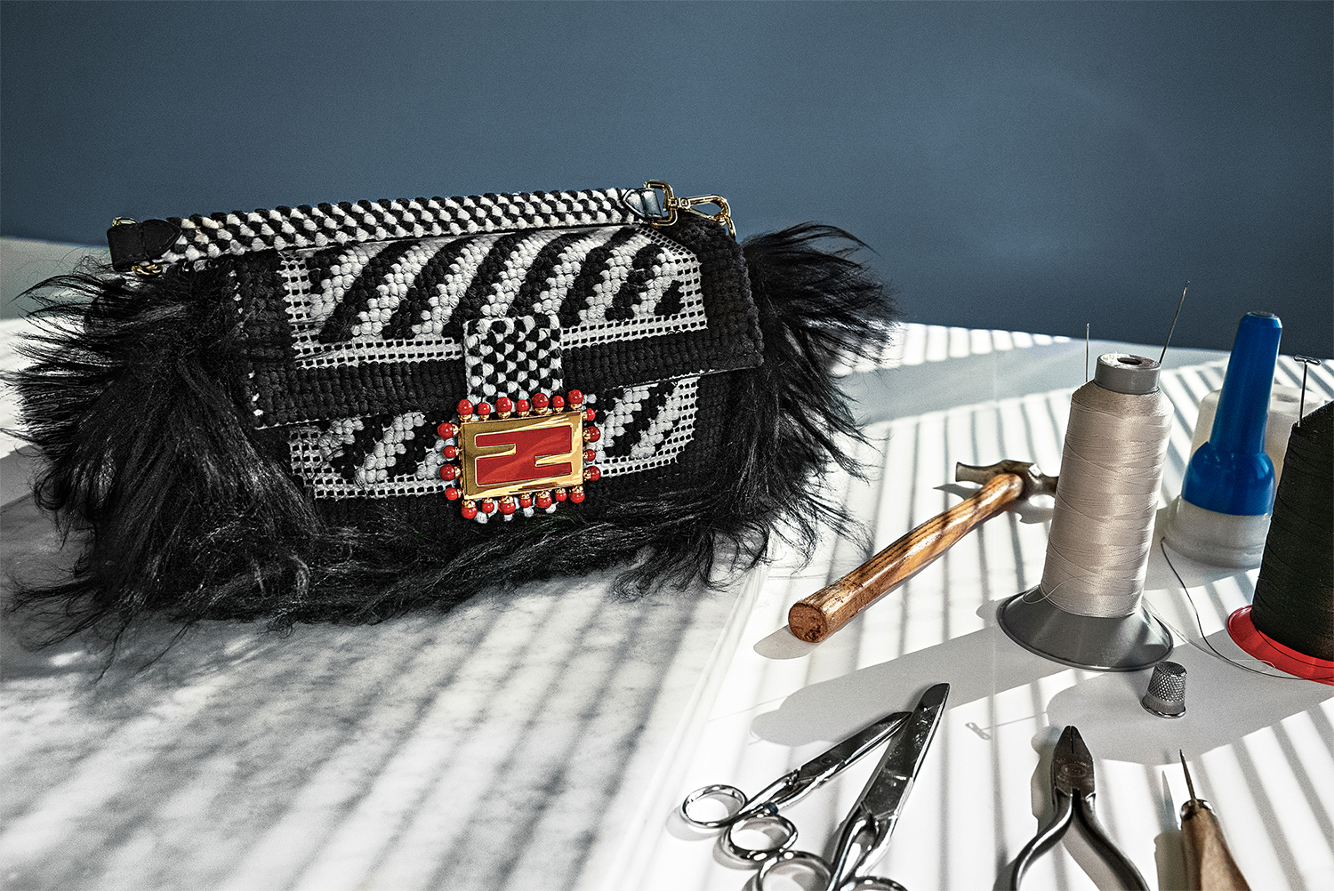 Сумка Baguette авторства мастерской Su Marmuri (Сардиния)