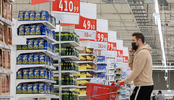 В Кремле не стали связывать рост цен на продукты с инфляцией