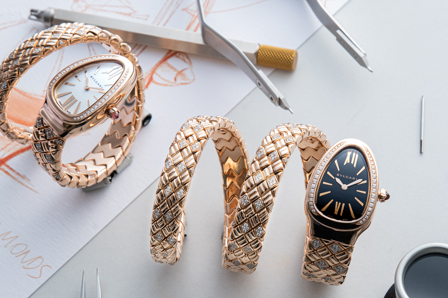 Часы Serpenti Spiga – новая вариация 2021 года на знаковую для Дома Bvlgari тему