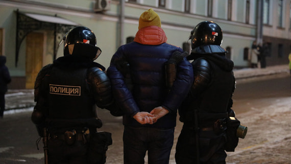 В Москве после несанкционированных акций арестованы более 1,2 тыс. человек